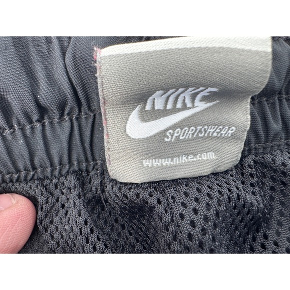 Nike Sportswear Men's Black Nylon Track Pants Joggers XXL Zip Ankle - Picture 5 of 16